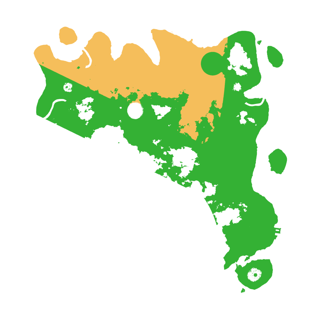 Biome Rust Map: Procedural Map, Size: 3500, Seed: 1795130112