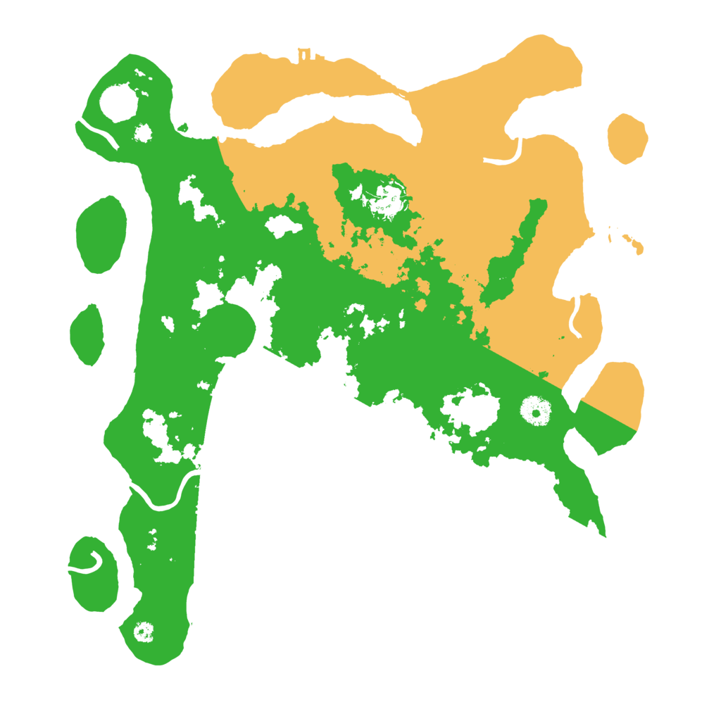 Biome Rust Map: Procedural Map, Size: 3600, Seed: 1232