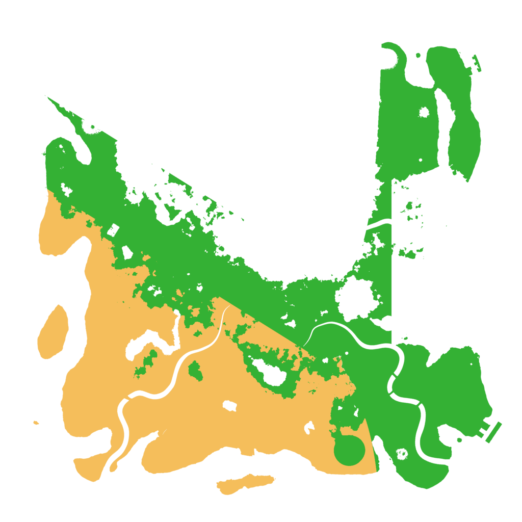 Biome Rust Map: Procedural Map, Size: 4500, Seed: 31815