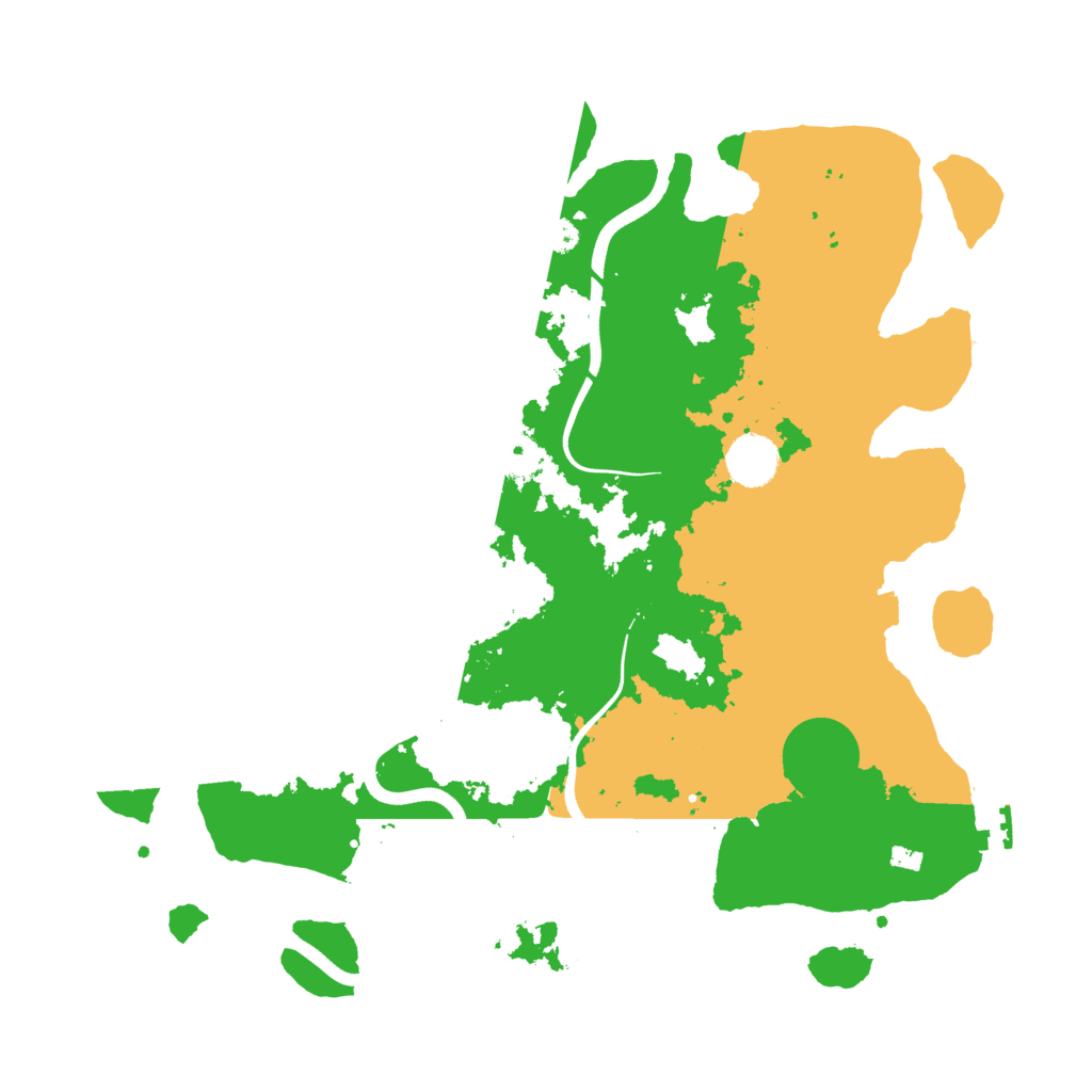 Biome Rust Map: Procedural Map, Size: 3750, Seed: 713364004