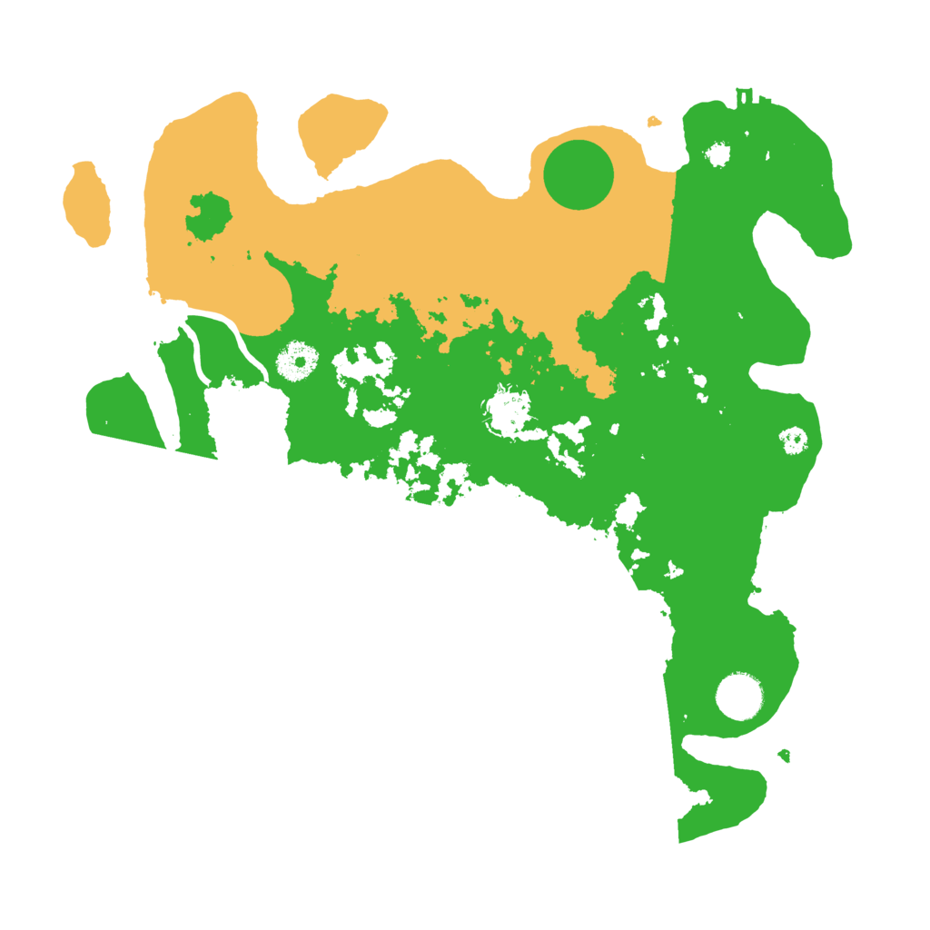 Biome Rust Map: Procedural Map, Size: 3500, Seed: 6324167