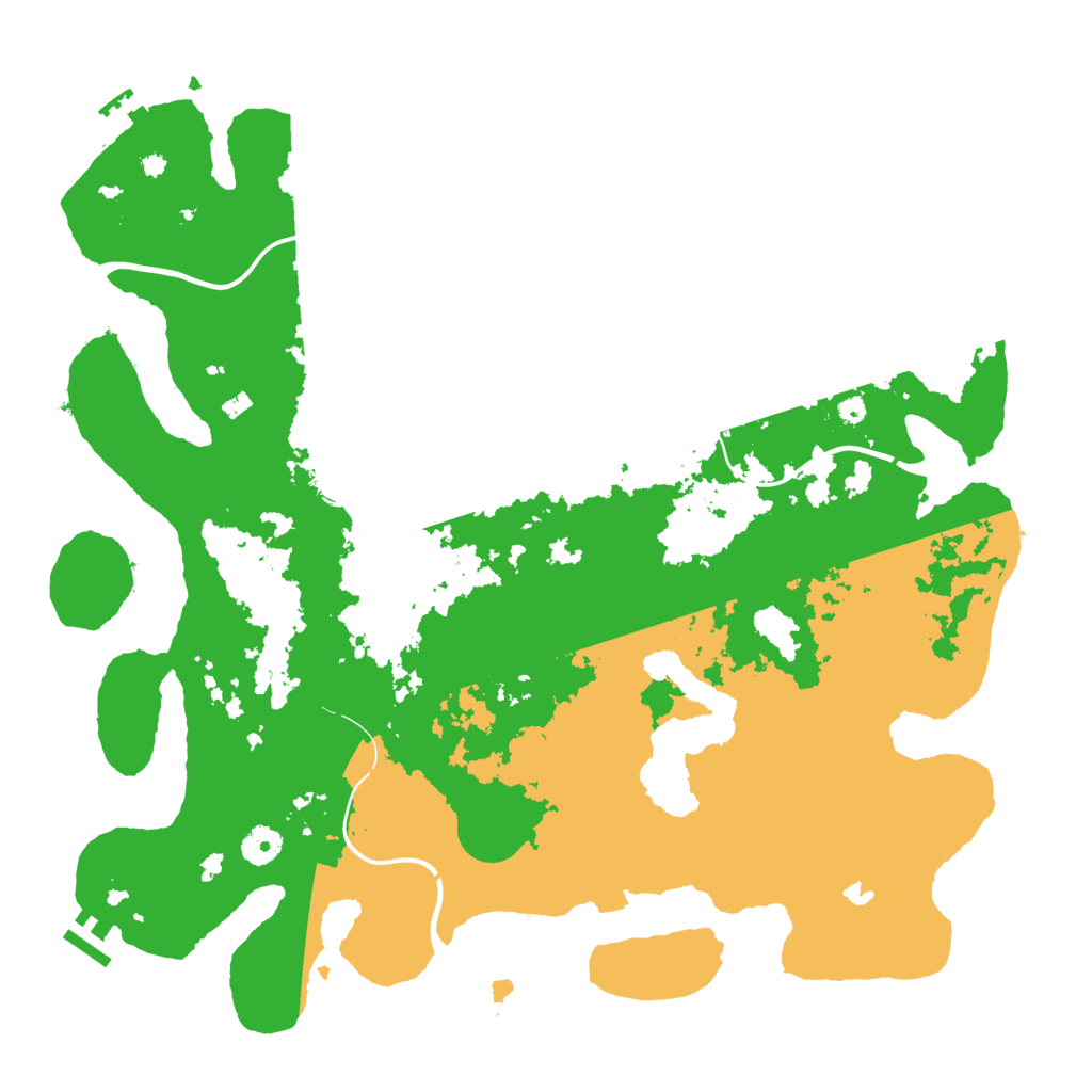 Biome Rust Map: Procedural Map, Size: 4200, Seed: 274699