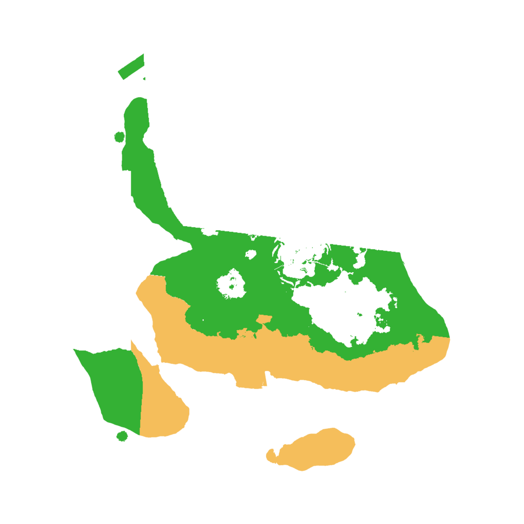 Biome Rust Map: Procedural Map, Size: 2000, Seed: 12745