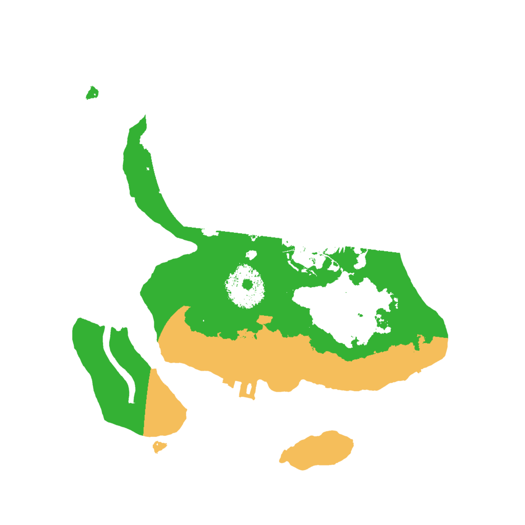 Biome Rust Map: Procedural Map, Size: 2000, Seed: 12745