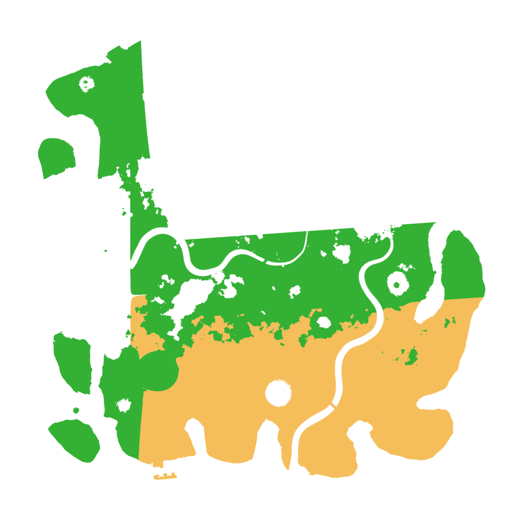 Biome Rust Map: Procedural Map, Size: 3500, Seed: 389853763