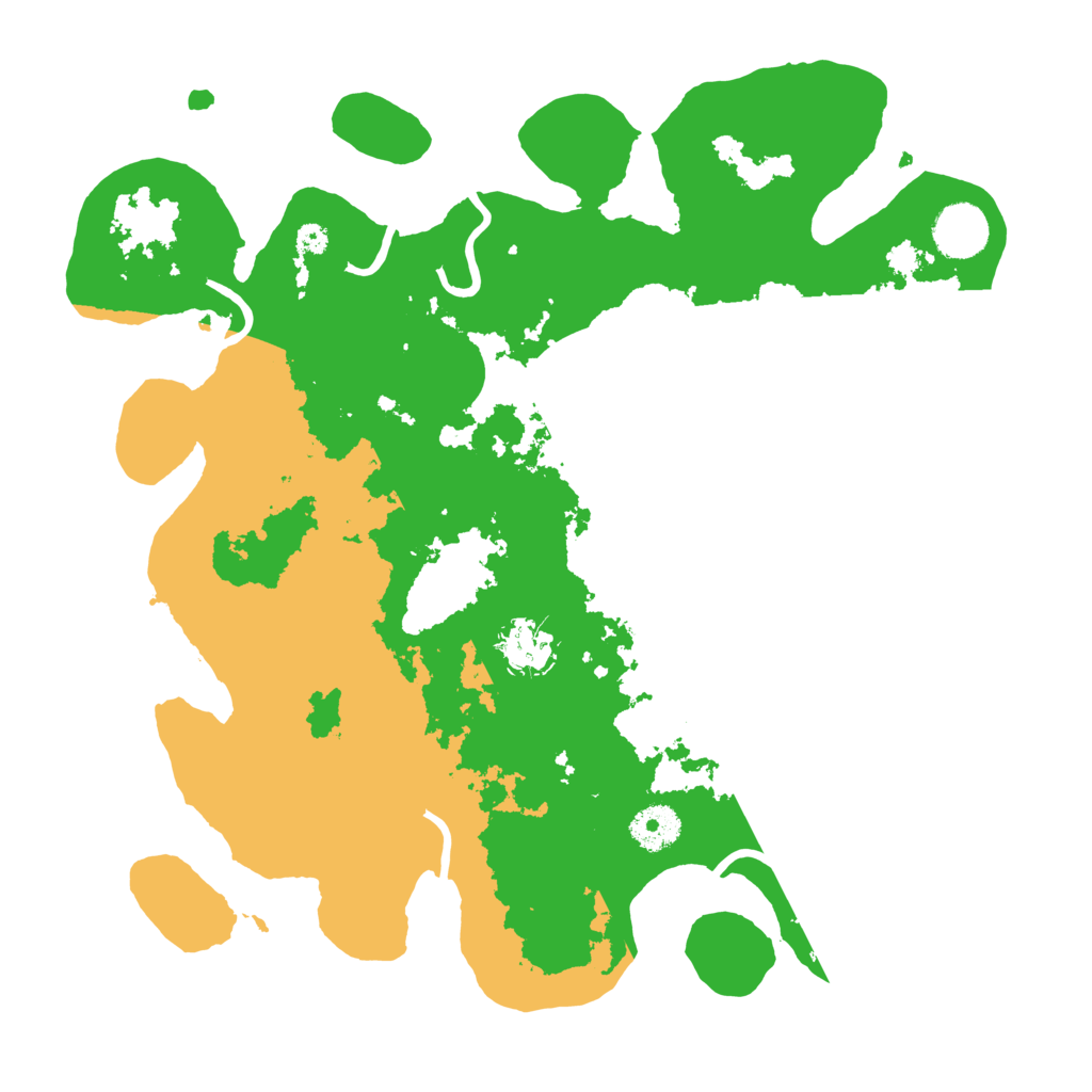 Biome Rust Map: Procedural Map, Size: 3500, Seed: 995220