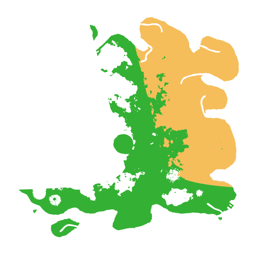 Biome Rust Map: Procedural Map, Size: 3500, Seed: 876241549