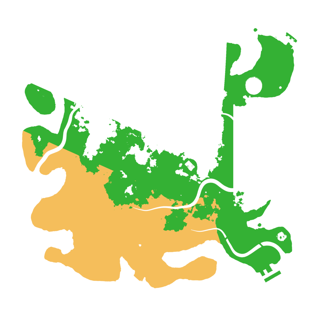 Biome Rust Map: Procedural Map, Size: 3500, Seed: 773620862