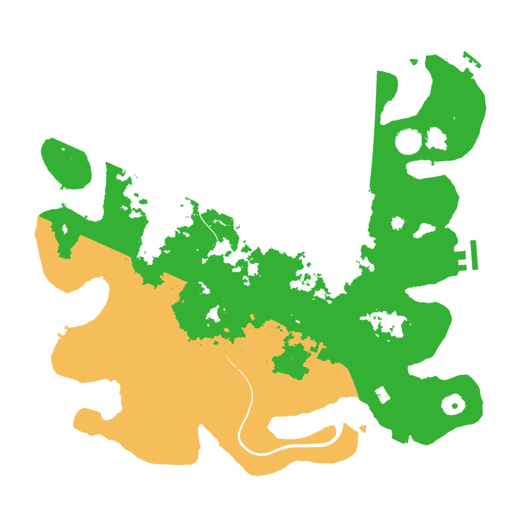 Biome Rust Map: Procedural Map, Size: 3500, Seed: 773620862