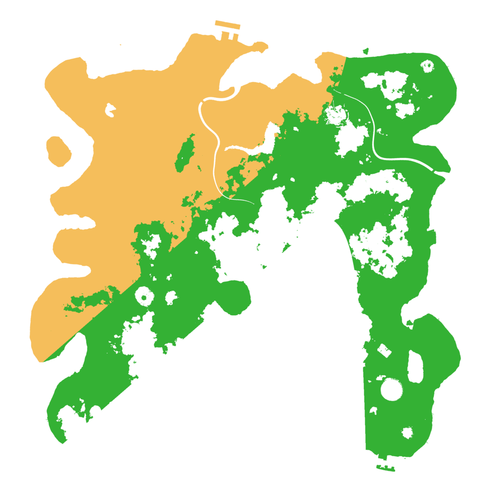 Biome Rust Map: Procedural Map, Size: 4000, Seed: 1154024368