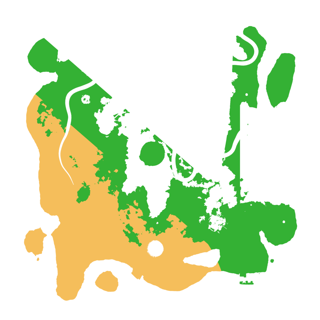 Biome Rust Map: Procedural Map, Size: 3500, Seed: 1324224204
