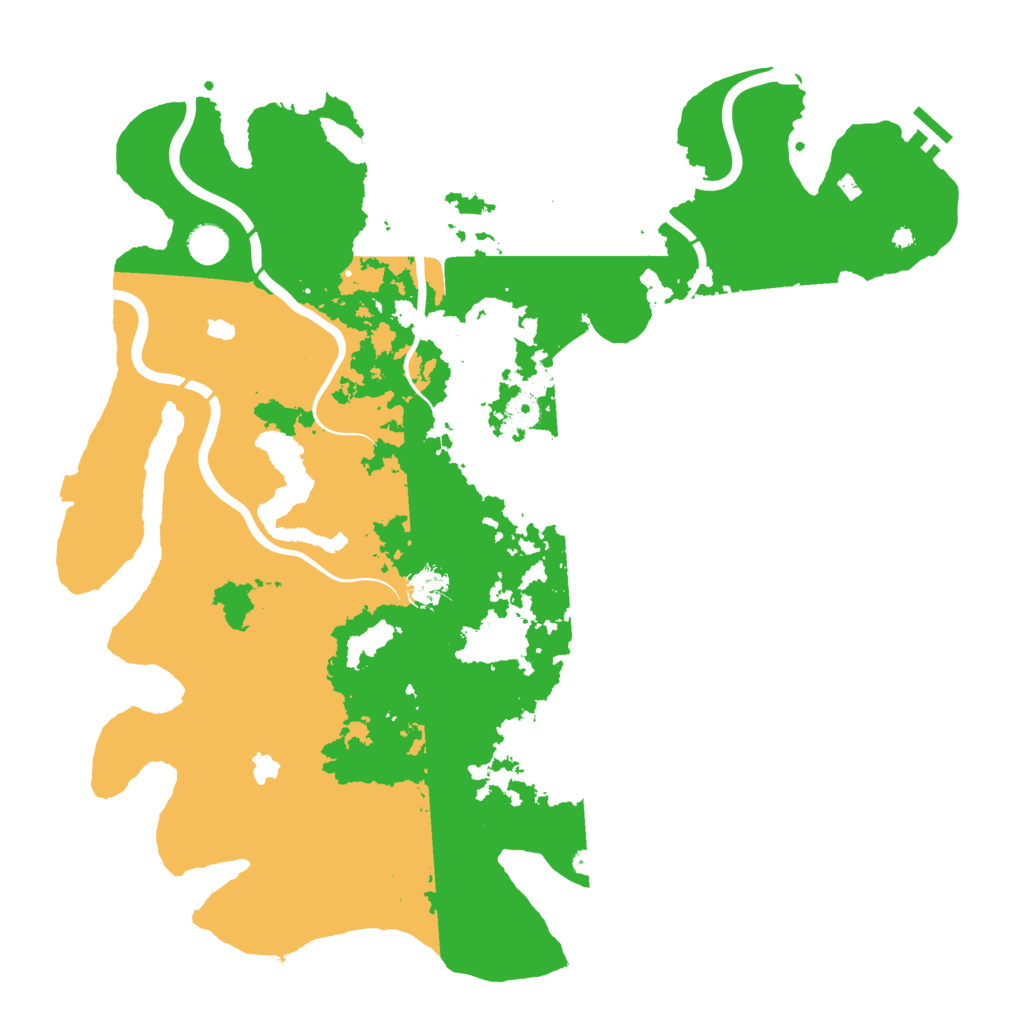 Biome Rust Map: Procedural Map, Size: 4500, Seed: 1396784104