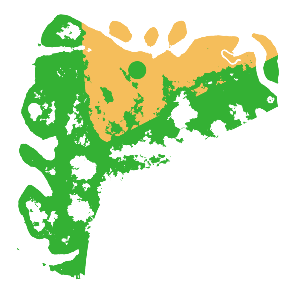 Biome Rust Map: Procedural Map, Size: 4500, Seed: 5235697