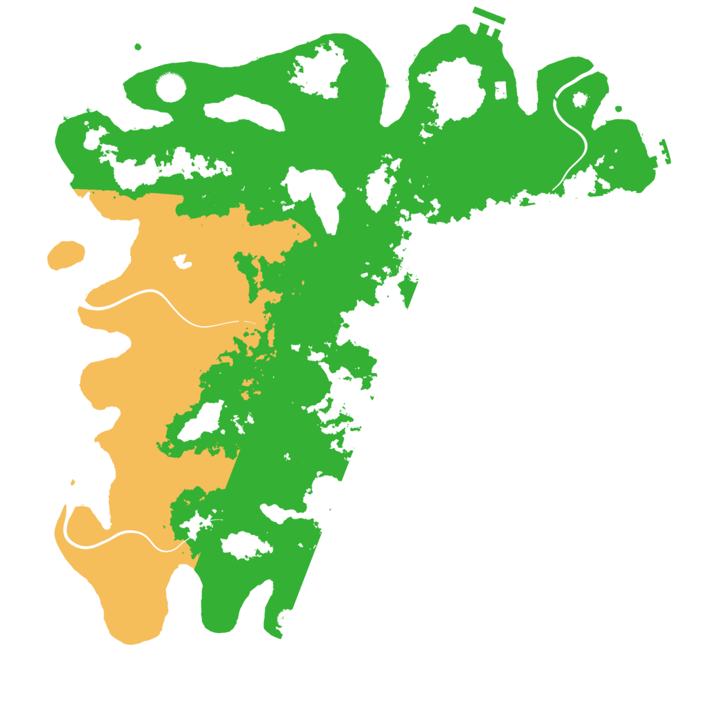 Biome Rust Map: Procedural Map, Size: 4250, Seed: 353953610