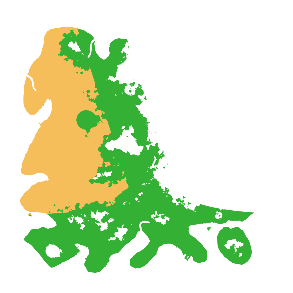 Biome Rust Map: Procedural Map, Size: 4000, Seed: 54951619