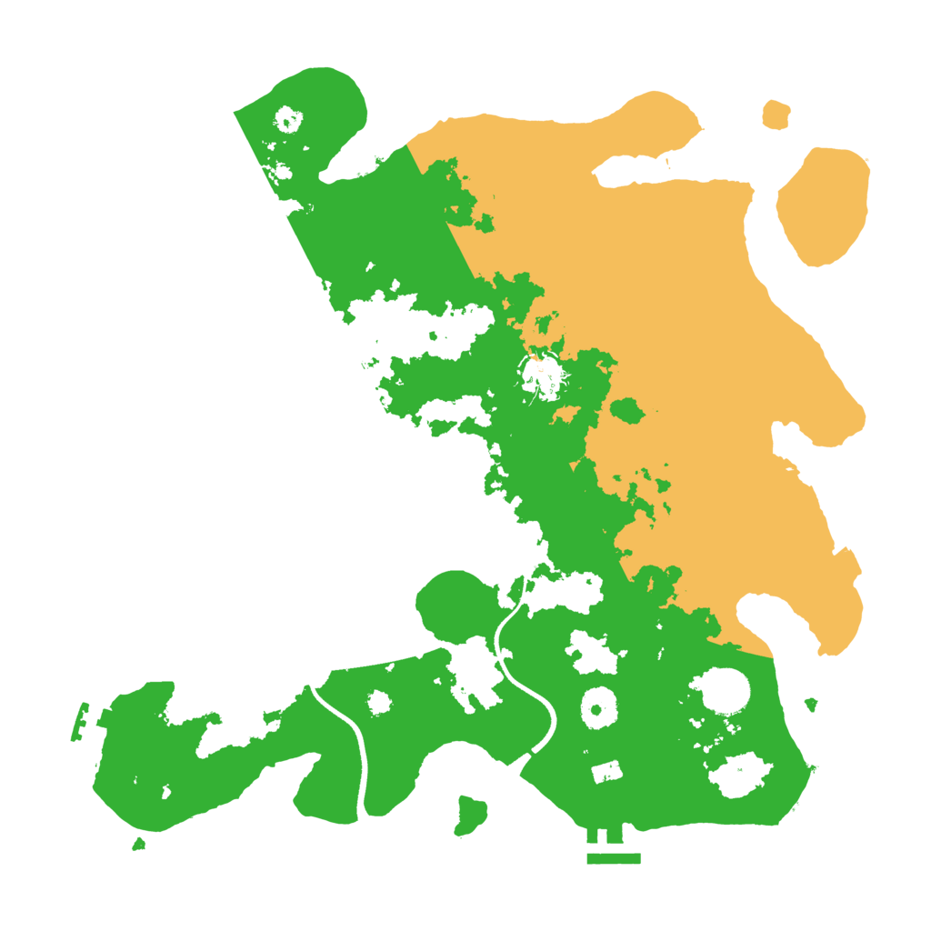 Biome Rust Map: Procedural Map, Size: 3500, Seed: 1582436756