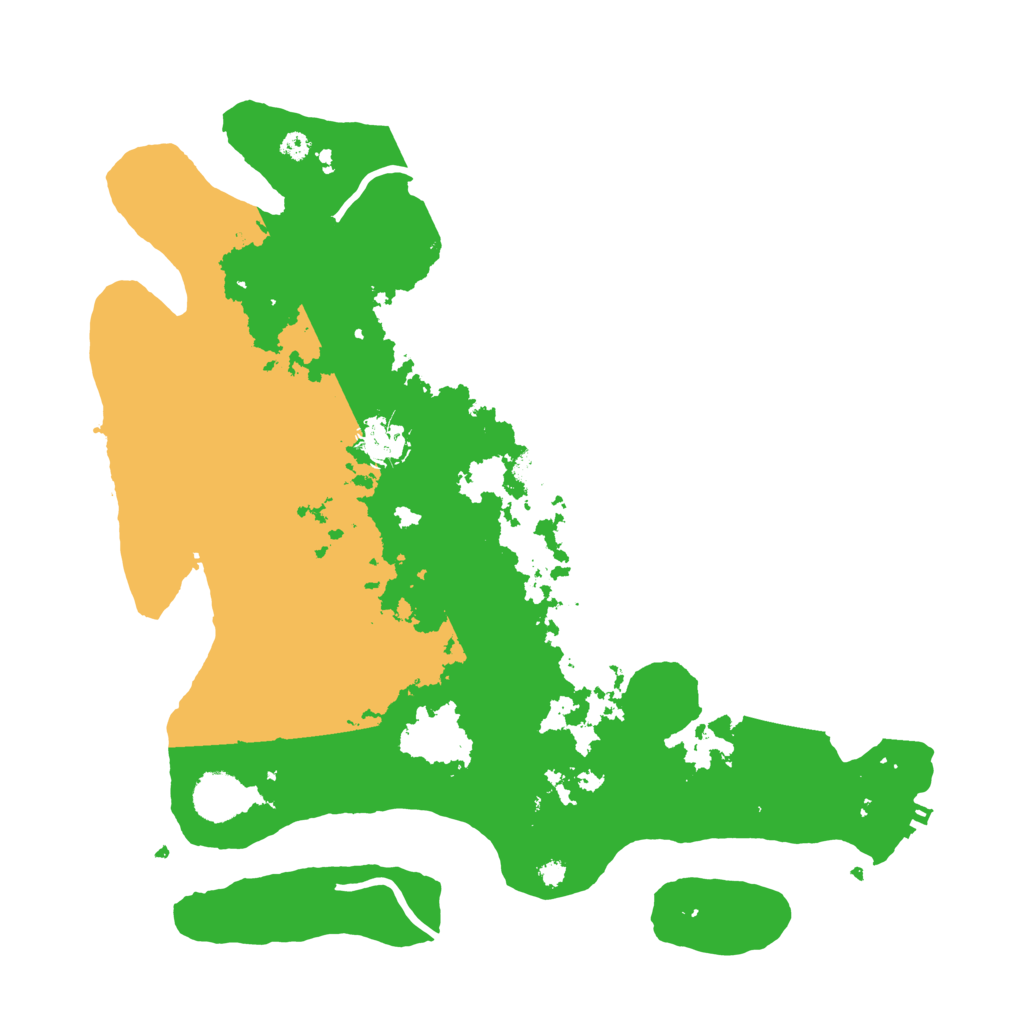 Biome Rust Map: Procedural Map, Size: 3700, Seed: 715309972