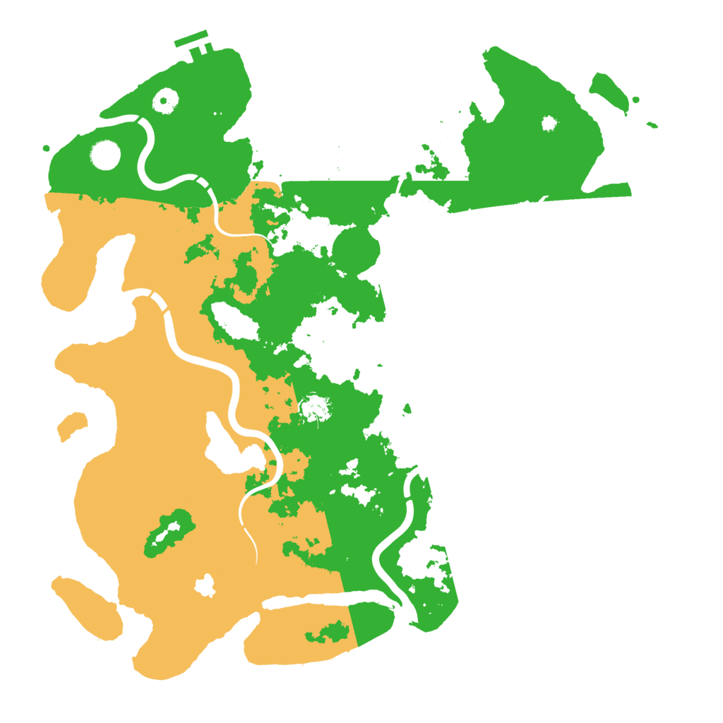 Biome Rust Map: Procedural Map, Size: 4250, Seed: 173270599