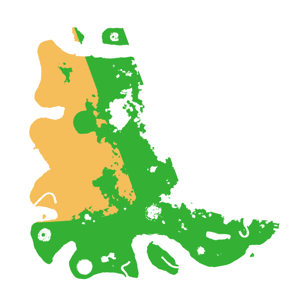 Biome Rust Map: Procedural Map, Size: 3500, Seed: 756293646