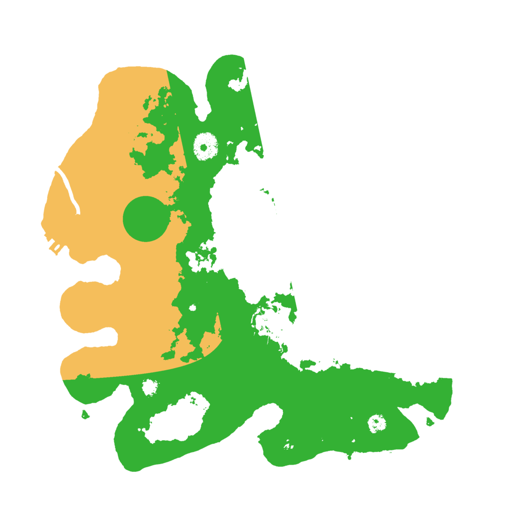 Biome Rust Map: Procedural Map, Size: 3000, Seed: 5218409