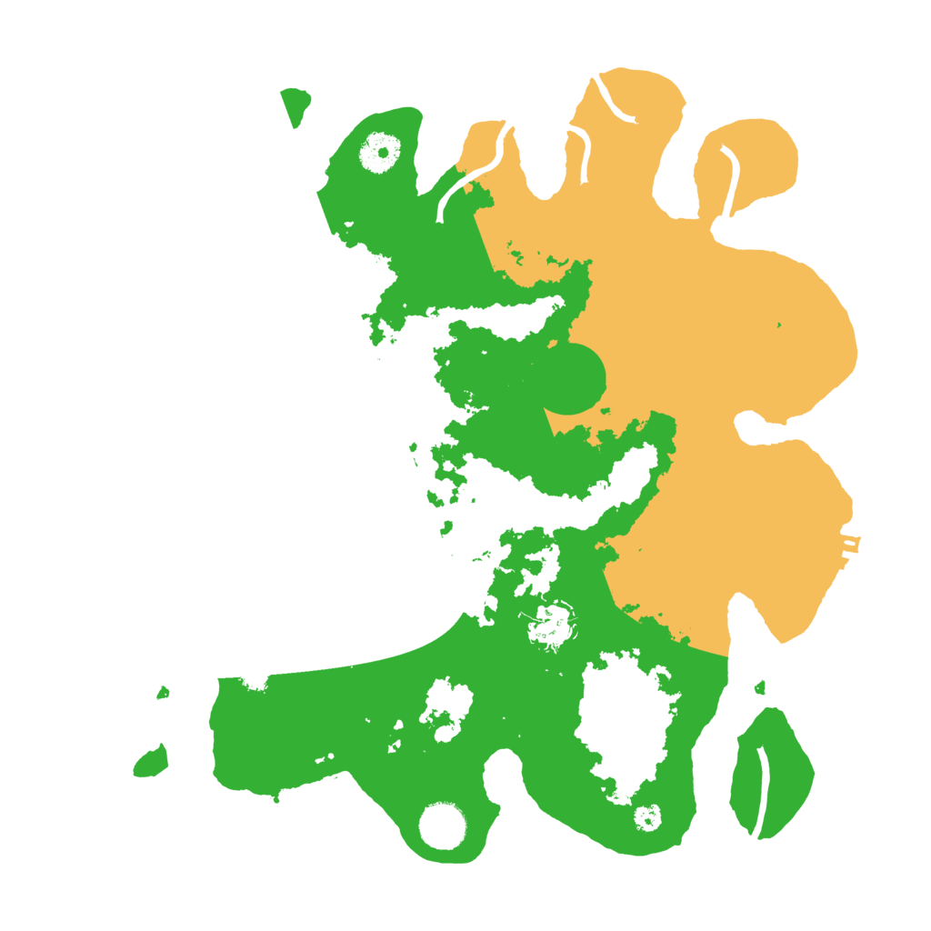 Biome Rust Map: Procedural Map, Size: 3500, Seed: 20220819