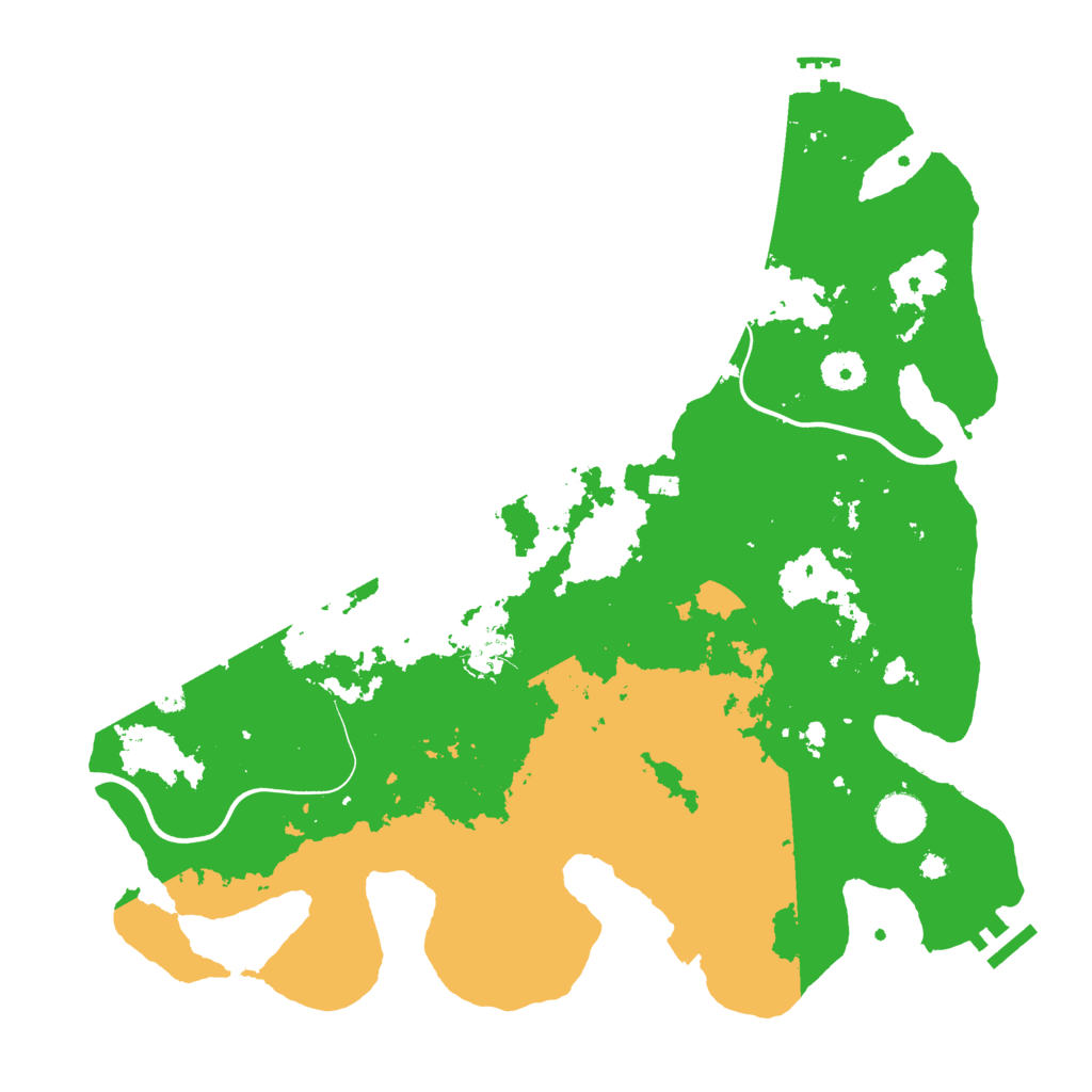Biome Rust Map: Procedural Map, Size: 3850, Seed: 211309398