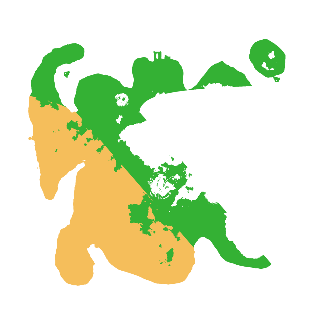 Biome Rust Map: Procedural Map, Size: 2500, Seed: 1555681026