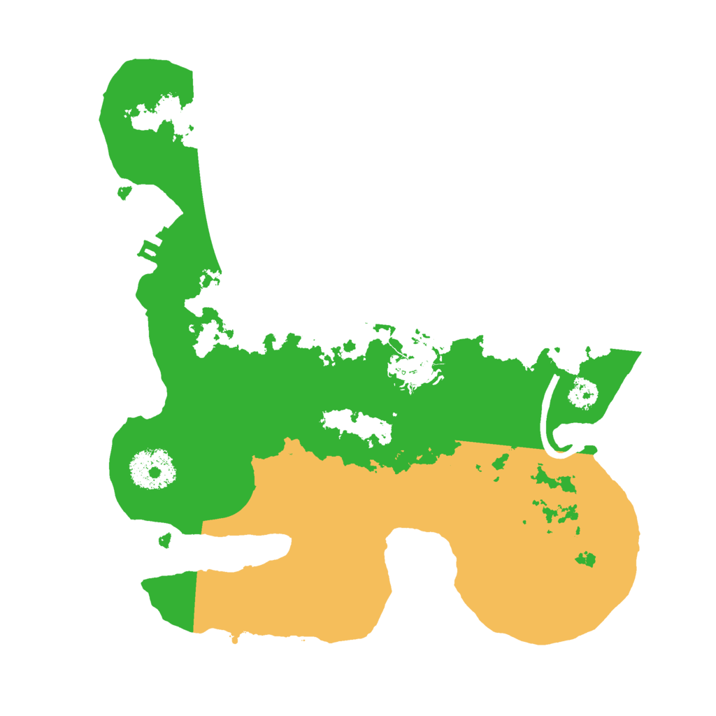 Biome Rust Map: Procedural Map, Size: 2500, Seed: 341730216