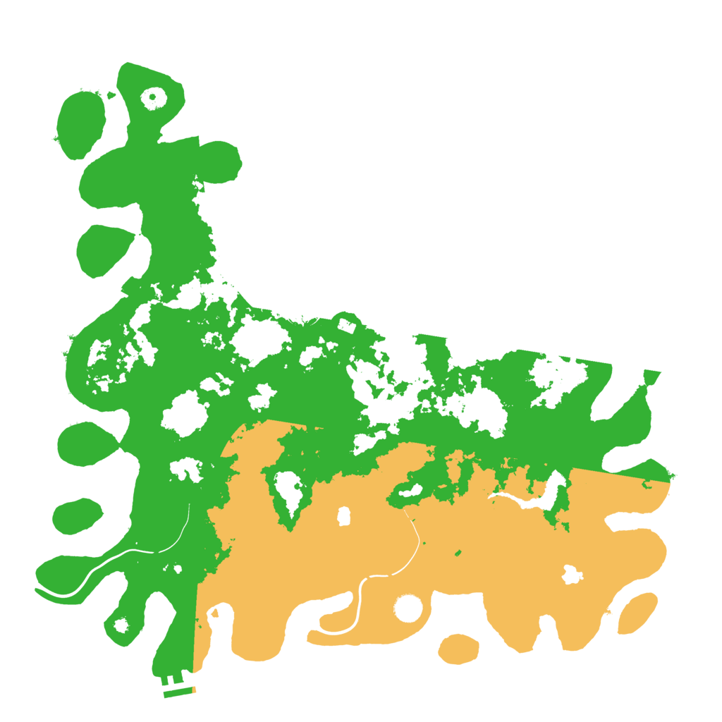 Biome Rust Map: Procedural Map, Size: 4500, Seed: 320770988