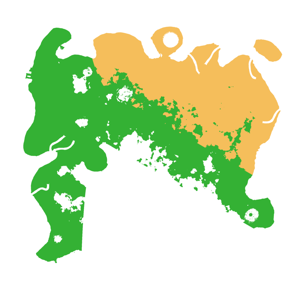 Biome Rust Map: Procedural Map, Size: 3500, Seed: 214686980