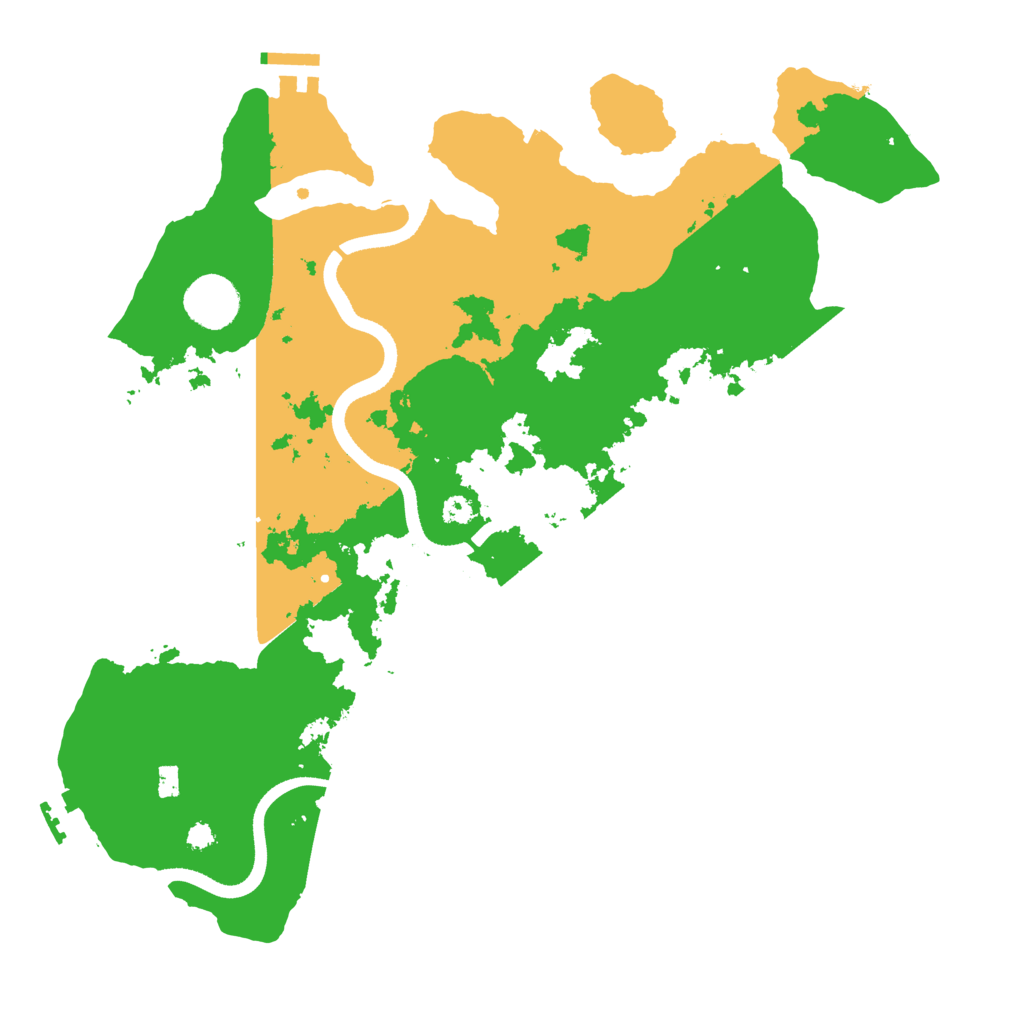 Biome Rust Map: Procedural Map, Size: 3500, Seed: 455664728