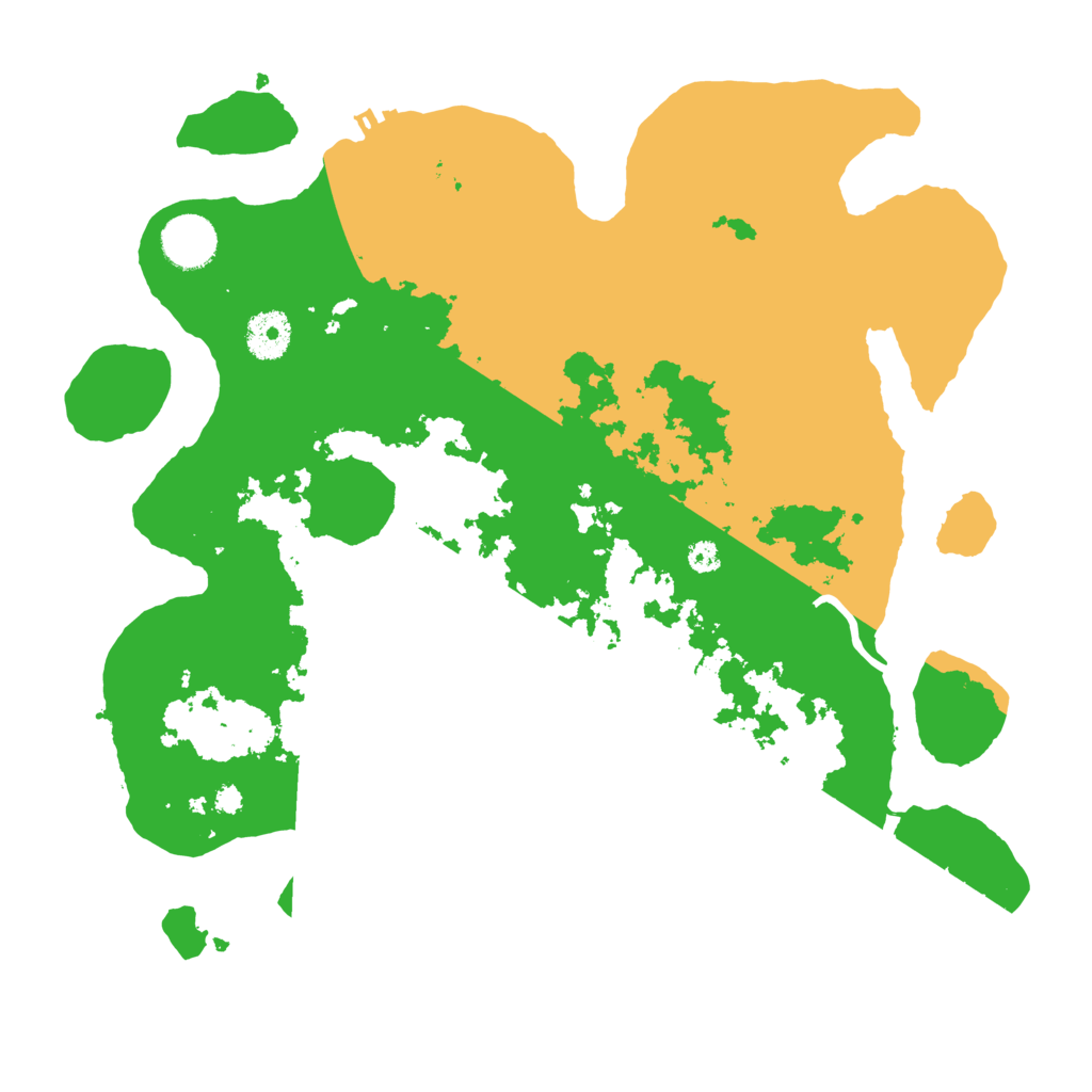 Biome Rust Map: Procedural Map, Size: 3500, Seed: 708458965