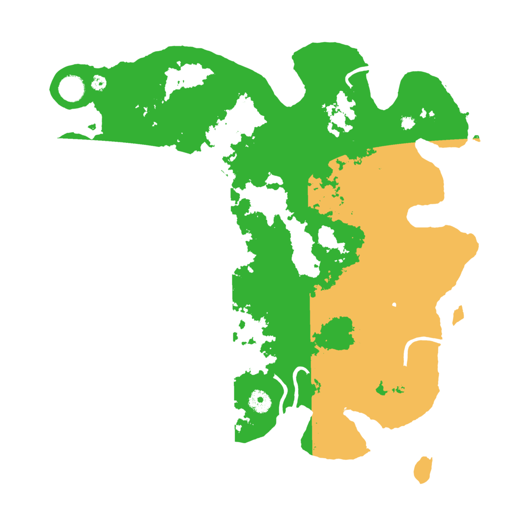 Biome Rust Map: Procedural Map, Size: 3500, Seed: 316668677