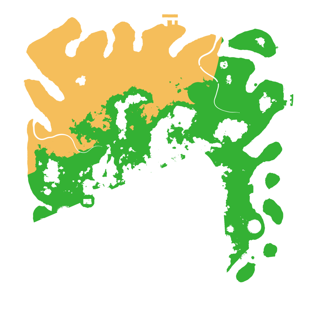 Biome Rust Map: Procedural Map, Size: 4000, Seed: 987601