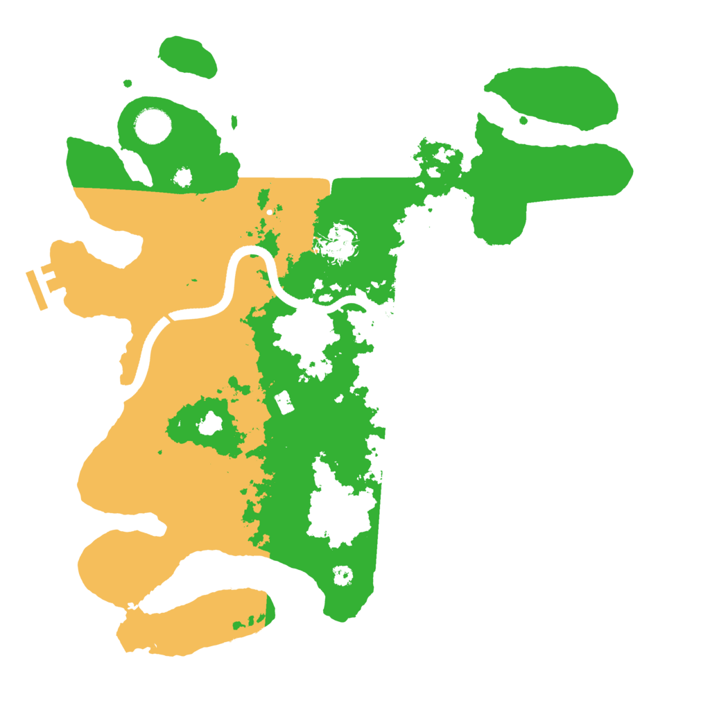 Biome Rust Map: Procedural Map, Size: 3500, Seed: 5256108