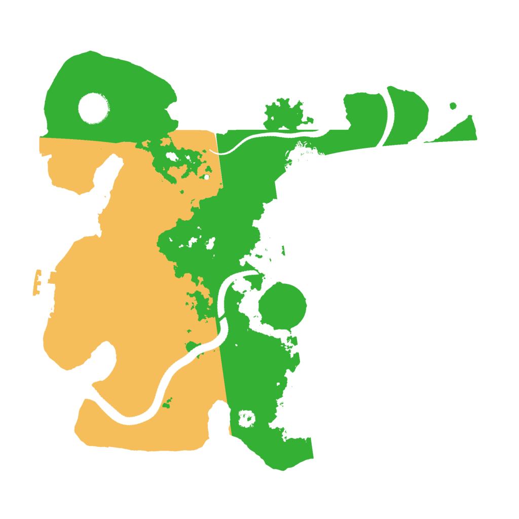 Biome Rust Map: Procedural Map, Size: 3000, Seed: 696145963