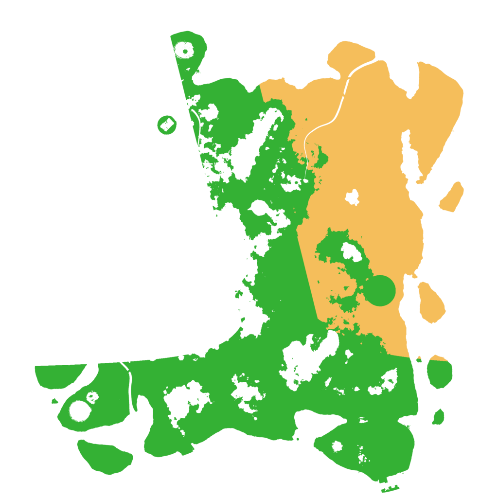 Biome Rust Map: Procedural Map, Size: 4220, Seed: 2039708621
