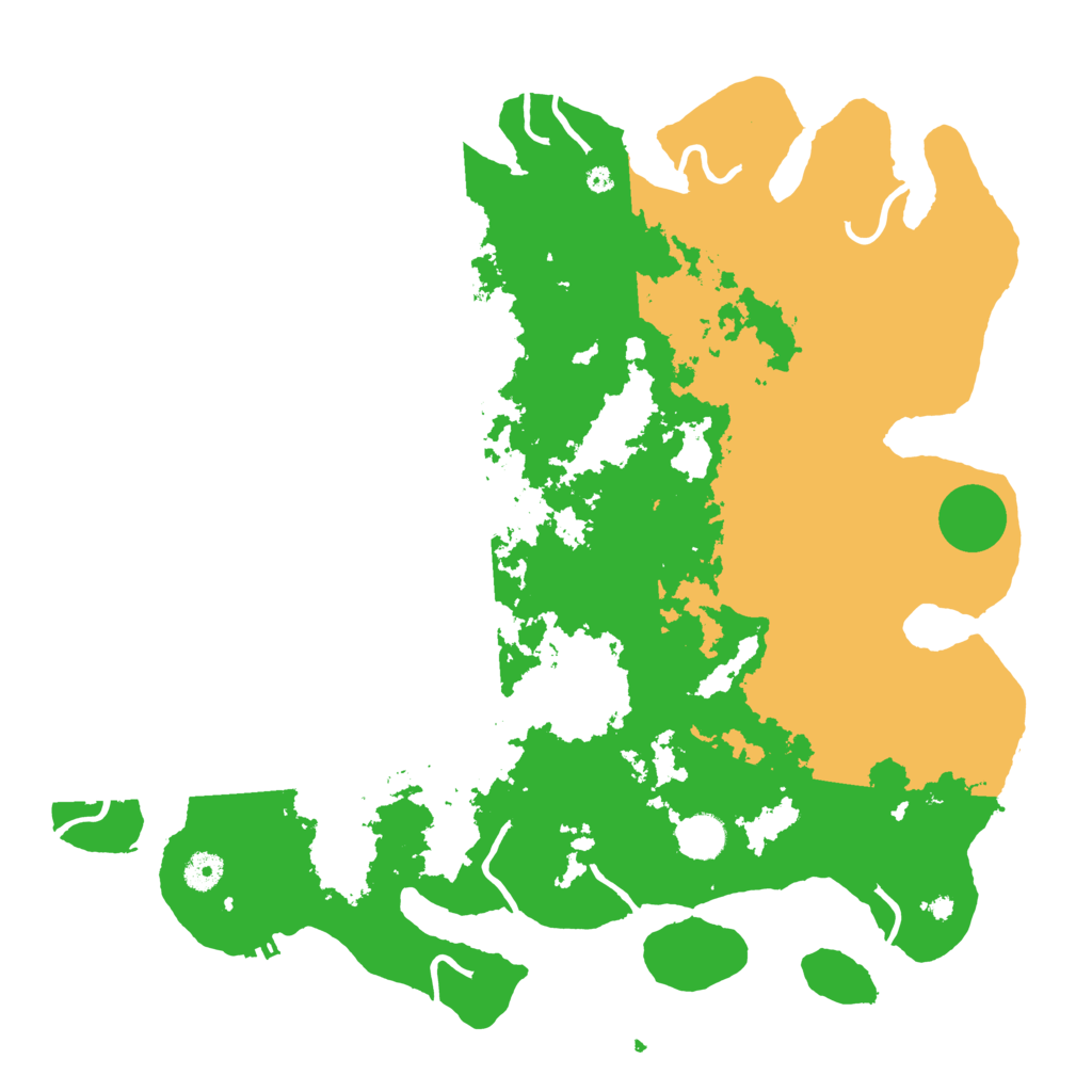 Biome Rust Map: Procedural Map, Size: 4250, Seed: 5452312