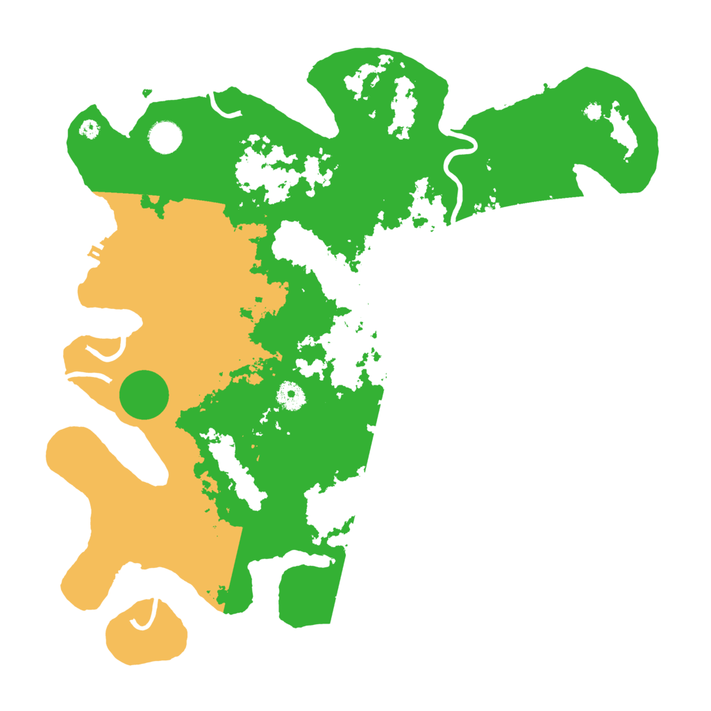 Biome Rust Map: Procedural Map, Size: 3800, Seed: 133827