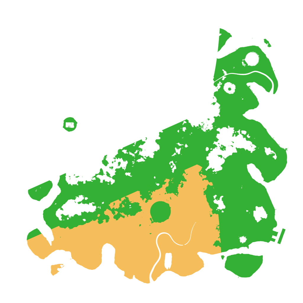 Biome Rust Map: Procedural Map, Size: 3900, Seed: 81539