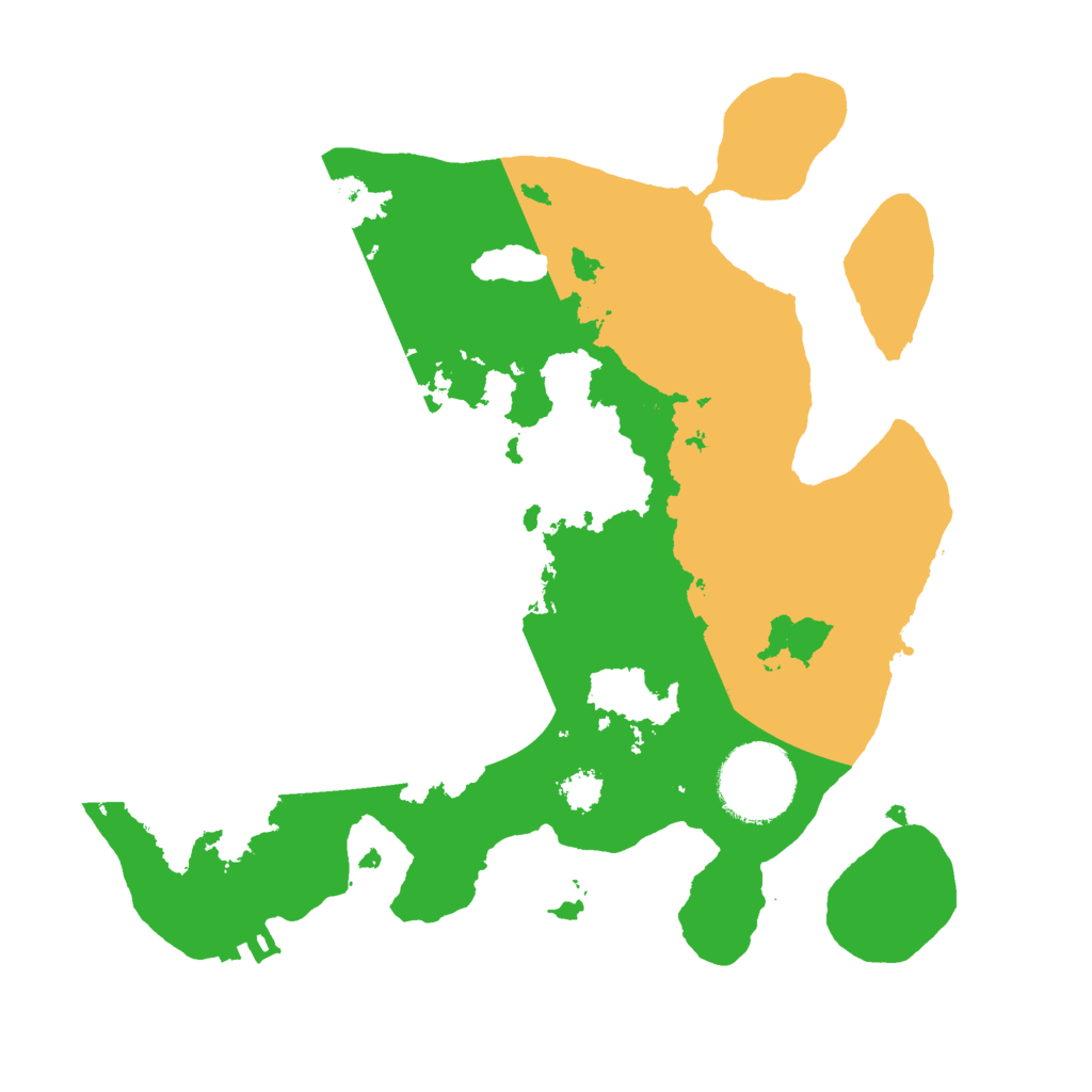 Biome Rust Map: Procedural Map, Size: 2500, Seed: 197675933