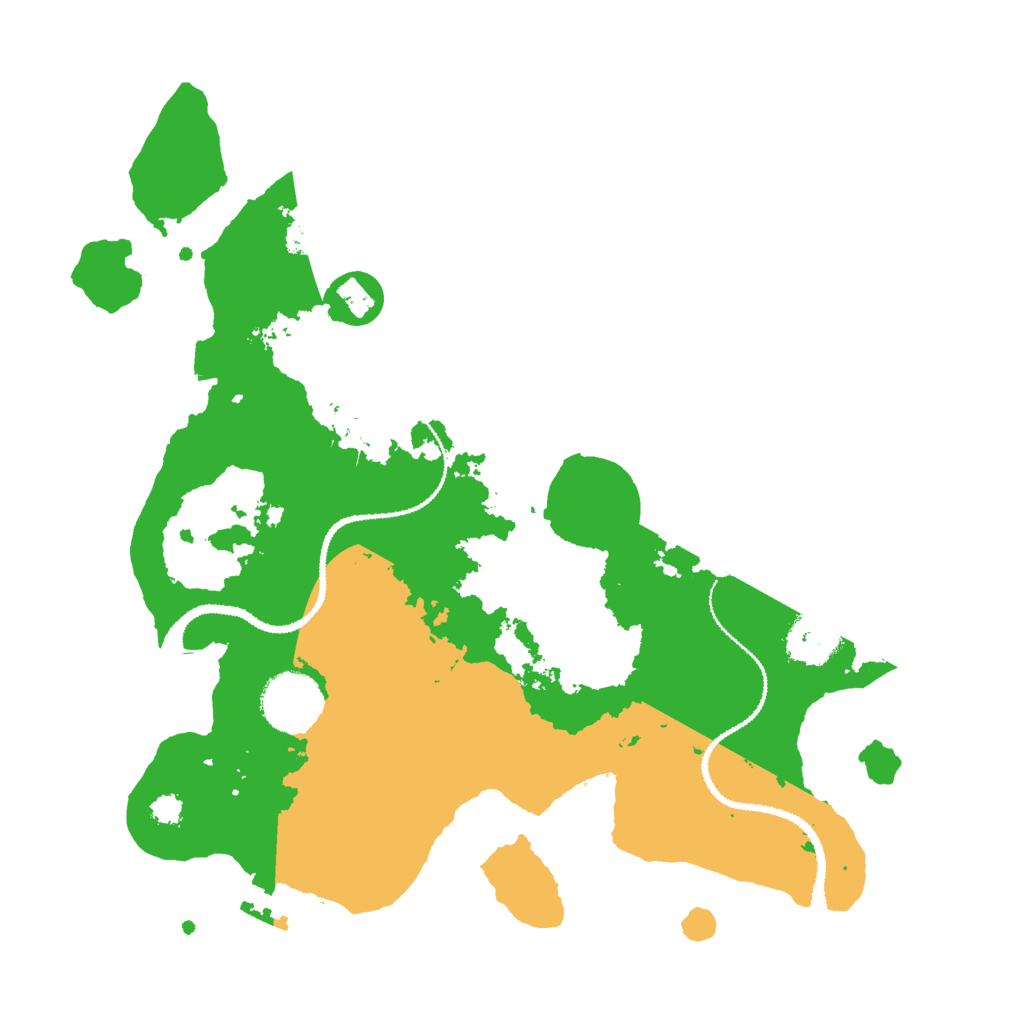 Biome Rust Map: Procedural Map, Size: 3000, Seed: 1775993570