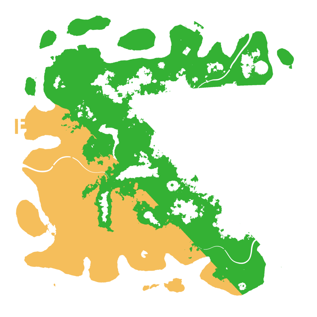 Biome Rust Map: Procedural Map, Size: 4250, Seed: 741471315