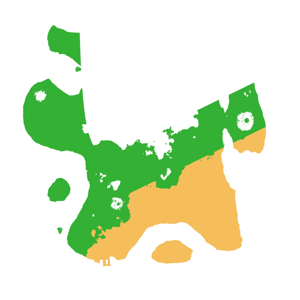 Biome Rust Map: Procedural Map, Size: 2500, Seed: 1896038280