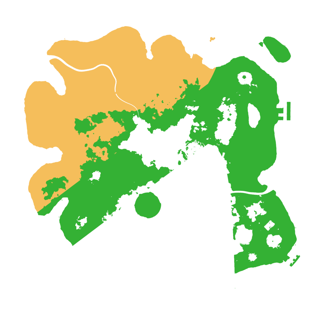 Biome Rust Map: Procedural Map, Size: 3500, Seed: 1644600460