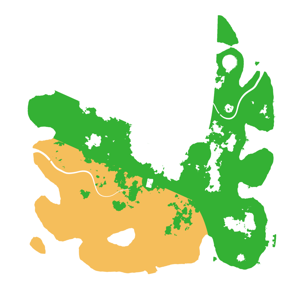 Biome Rust Map: Procedural Map, Size: 3500, Seed: 828328716