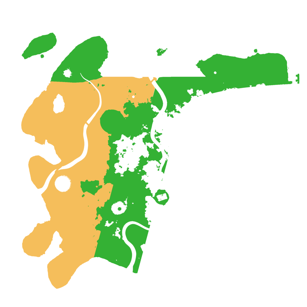 Biome Rust Map: Procedural Map, Size: 3400, Seed: 14