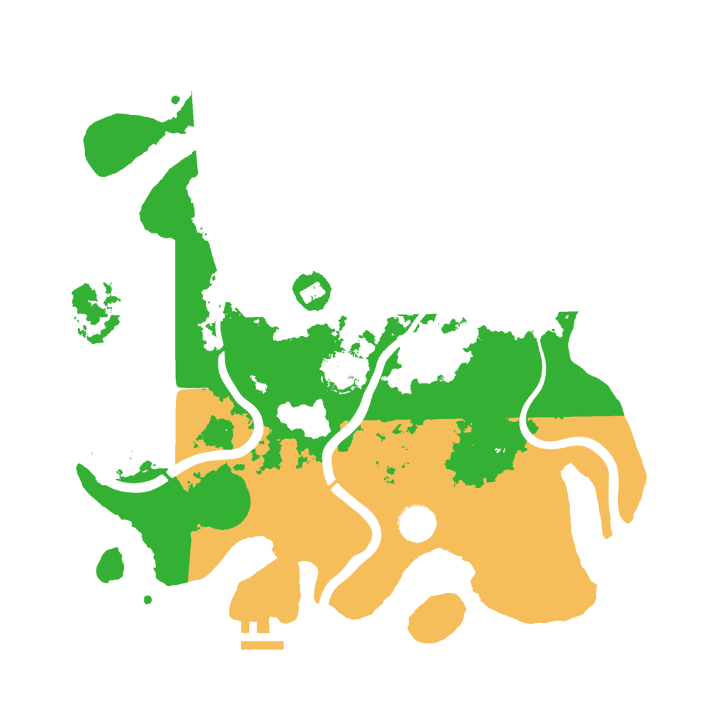 Biome Rust Map: Procedural Map, Size: 3300, Seed: 365897452