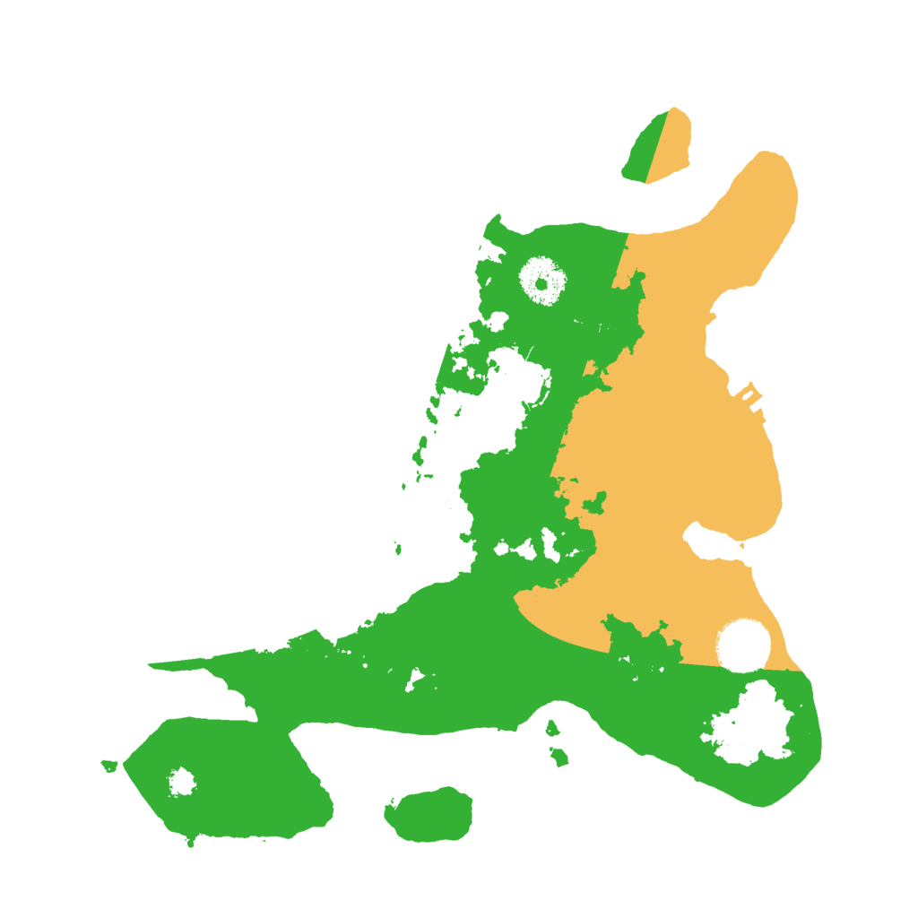 Biome Rust Map: Procedural Map, Size: 3000, Seed: 1410419302