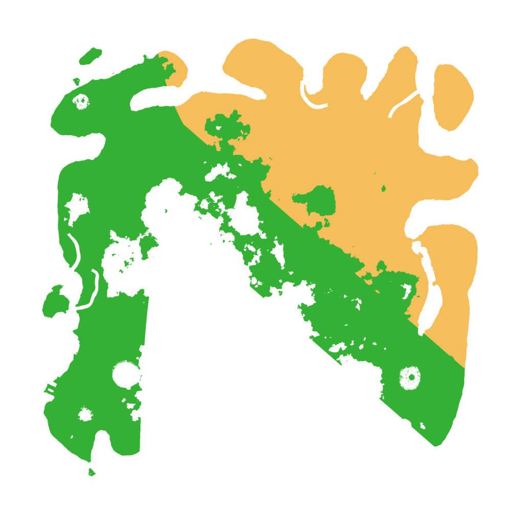 Biome Rust Map: Procedural Map, Size: 3500, Seed: 243683163